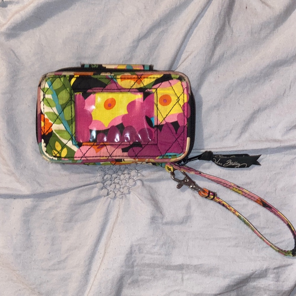Vera Bradley floral wrist purse